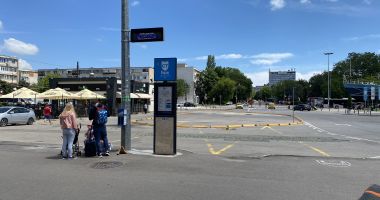 Stire din Social : CT BUS. Staţia din faţa Gării Constanţa a liniei 100M şi a autobuzelor etajate se mută temporar