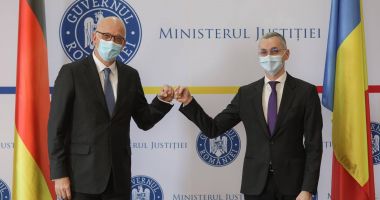 Stire din Politică-Administrație : Ministrul Justiţiei, Stelian Ion, întâlnire cu ambasadorul Germaniei în România