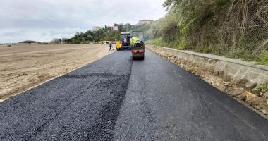 Stire din Social : Strada Lebedei de pe faleza Constanței, modernizată