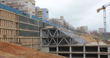 Stire din Constanța focus : Mall-ul de pe strada Traian va fi finalizat. S-au reluat lucrările la World Trade Center