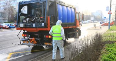 Stire din Social : Străzile și trotuarele din Constanța, dezinfectate, începând de astăzi dimineață