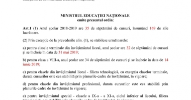 DECIZIE DE ULTIM MOMENT A MINISTERULUI EDUCAȚIEI, PRIVIND ÎNCEPEREA NOULUI AN ȘCOLAR - 2