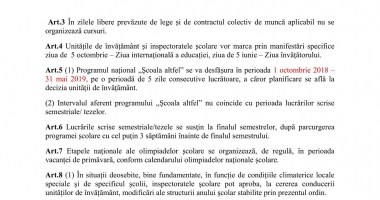 DECIZIE DE ULTIM MOMENT A MINISTERULUI EDUCAȚIEI, PRIVIND ÎNCEPEREA NOULUI AN ȘCOLAR - 3