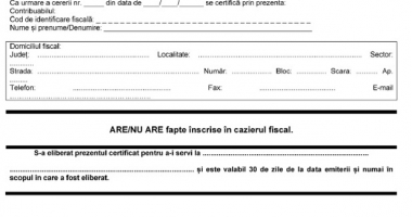 Stire din Economie : Structurile fiscale primesc competențe extinse privind cazierul fiscal