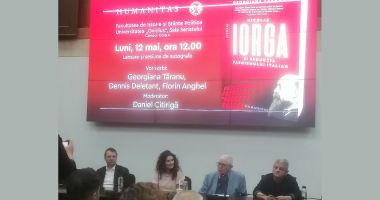 Stire din Cultură-Educație : Lansare de carte la Universitatea ”Ovidius”. „Nicolae Iorga și seducția fascismului italian”, de Georgiana Țăranu