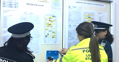 Studenții Universității "Ovidius", puși în alertă de polițiști - 1