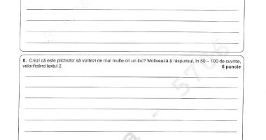 EVALUARE NAȚIONALĂ 2022. Iată ce subiecte au primit elevii astăzi la limba română - 5