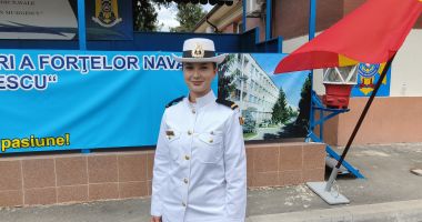 Stire din Cultură-Educație : Ana-Maria Oniceanu, tânăra care a devenit dublu șef de promoție al  Școlii de Maiștri Militari a Forțelor Navale