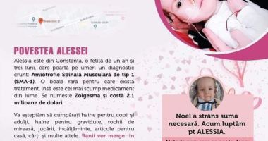 Stire din Social : Târg caritabil în Piața Pescăruș. Mobilizare pentru salvarea Alessiei