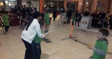 Stire din Sport : Tenis Club Idu a inițiat copiii în sportul alb la City Park Mall