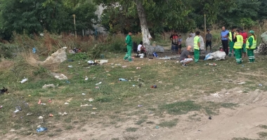 Acțiune în forță, la prima oră. Două tabere de romi din Constanța, LICHIDATE!
