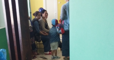 Invazia romilor, la Spitalul Județean. 