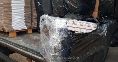 Captură imensă de țigări! Ce spun oamenii legii