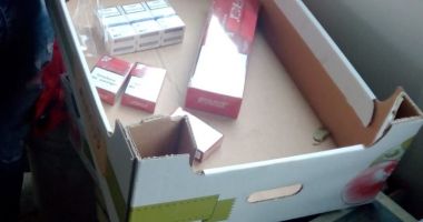Țigări ascunse în lăzile  de legume și fructe  din Piața Griviței - 3