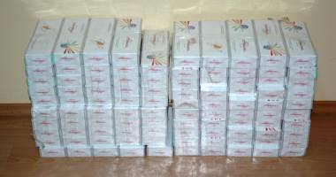 Țigări de contrabandă ascunse în bagaje