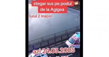 Intervenție de urgență la Agigea! Un bărbat s-a urcat pe pod pentru a protesta - 2