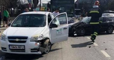 Soție de primar, implicată într-un accident rutier