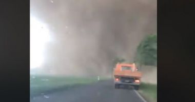 IMAGINI VIDEO DE COȘMAR! TORNADĂ PORNITĂ DIN SENIN