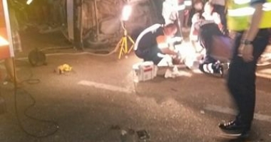GALERIE FOTO-VIDEO. IMPACT FATAL ÎNTRE UN TICO ȘI UN BMW, pe drumul dintre LUMINA și OVIDIU. SOȚ ȘI SOȚIE MORȚI, MAI MULȚI RĂNIȚI / UPDATE - 5
