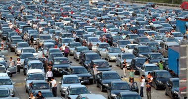 Trafic restricționat  pe un drum din Constanța
