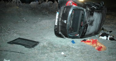 IMAGINI ȘOCANTE / Tragedie rutieră. STRIVIT de propria mașină după ce s-a răsturnat - 3