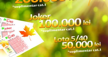Stire din Social : Trageri loto speciale,  în week-end