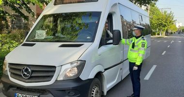 Stire din Eveniment : Vitezomanii din transportul public de persoane, sancționați de Poliție