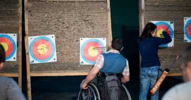 Sportivii paralimpici trag cu arcul, la CONSTANȚA - 3
