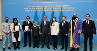 PROIECTUL „AMBASADORII BUNEI VOINȚE” A FOST LANSAT LA MINISTERUL AFACERILOR EXTERNE DIN KAZAHSTAN - 3