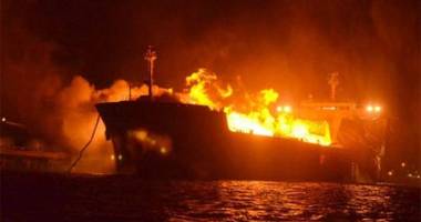 Stire din Actualitate : INCENDIU DEVASTATOR! CLIPE TERIBILE PENTRU TREI MARINARI