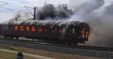 Incendiu devastator într-un tren de pe ruta București-Constanța! Ce s-a întâmplat cu zeci de pasageri