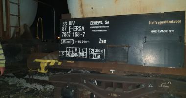 Stire din Eveniment : La un pas de tragedie, la Constanța. Tren plin cu combustibil, deraiat în zona Brătianu
