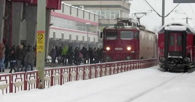 Trenuri anulate și azi, din cauza viscolului