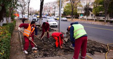 GALERIE FOTO. Trotuarele de pe bulevardul Tomis, reabilitate - 2