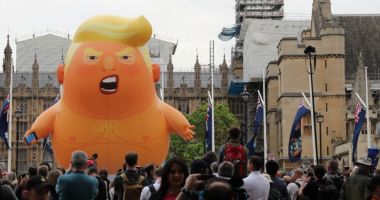 Donald Trump, întâmpinat cu proteste în Marea Britanie