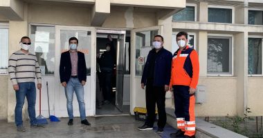 Tunel de decontaminare, donat unității SAJ Medgidia