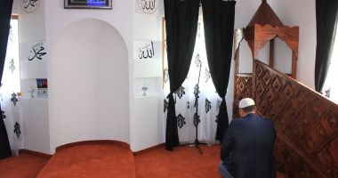 Slujbă de Ramazan Bayram, la Geamia Hunchiar din Constanța
