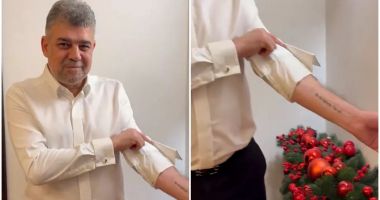 Stire din Politică-Administrație : Marcel Ciolacu s-a tatuat în noaptea de Anul Nou. Ce mesaj a vrut să transmită pe TikTok