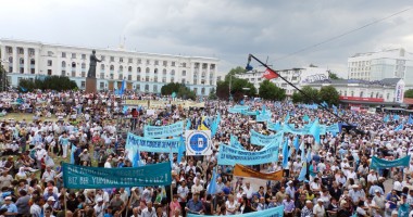 Tătarii din Constanța i-au comemorat  în Crimeea pe semenii lor deportați de Stalin - 3
