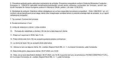 ANUNȚ DE PARTICIPARE - 2