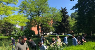 Pentru un oraș curat! Acțiune voluntară de ecologizare la Universitatea Maritimă Constanța - 2