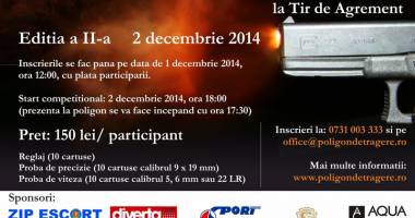 Un an de tir de agrement  la Constanța, marcat prin Cupa Aniversară Zip Escort - 2
