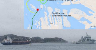 Stire din Actualitate : Un cargou norvegian a rămas fără cârmă în Canalul Buefjorden