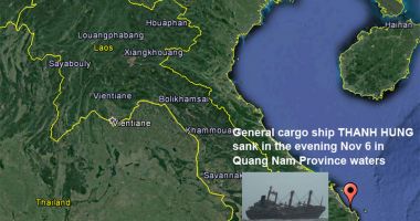Un cargou s-a scufundat în apropierea Vietnamului. Cinci marinari au dispărut