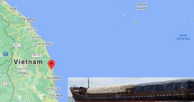 Un cargou s-a scufundat în zona de coastă a Vietnamului