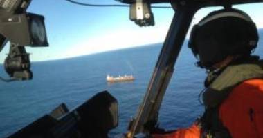 Comandant de navă, transportat la spital cu elicopterul Gărzii de Coastă