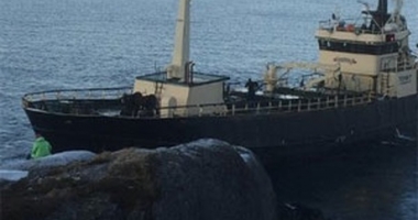 Un tanc petrolier a eșuat pe coasta Norvegiei