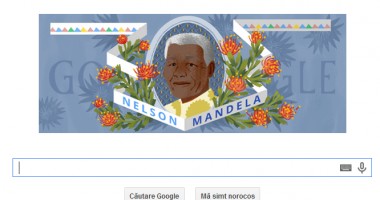 Stire din Social : Logo Google dedicat lui Nelson Mandela