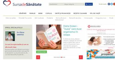 Stire din Sănătate : "www.sursadesanatate.ro", cel mai nou și complet site de sănătate și lifestyle