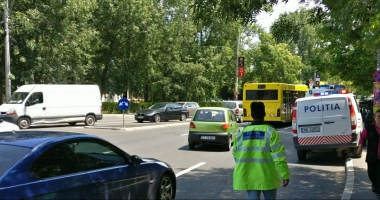 ACCIDENT RUTIER în apropierea sensului giratoriu de la City Park Mall. VICTIMA, O FEMEIE! - 2